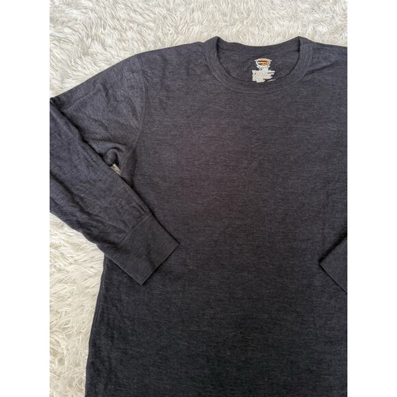 Champion Duo Fold Men’s Sz. XL Gray Long Sleeved Tee. Exc. Quality, Soft, Comf. - Picture 3 of 7